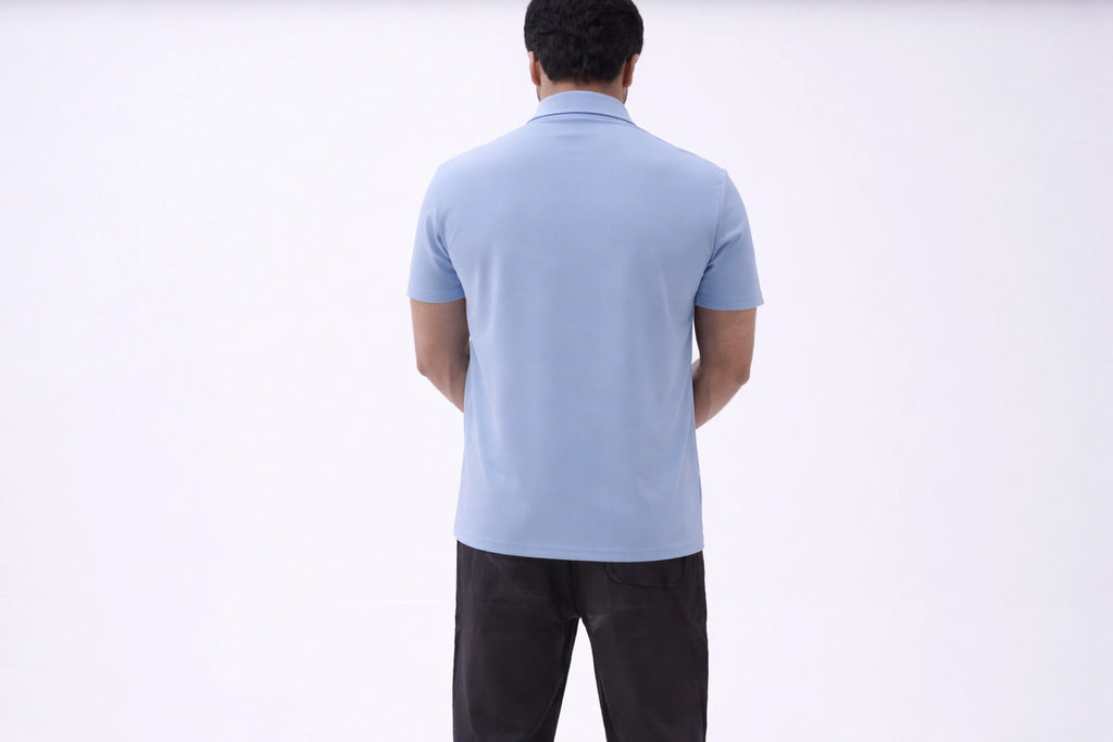 Powder Blue Classic Polo