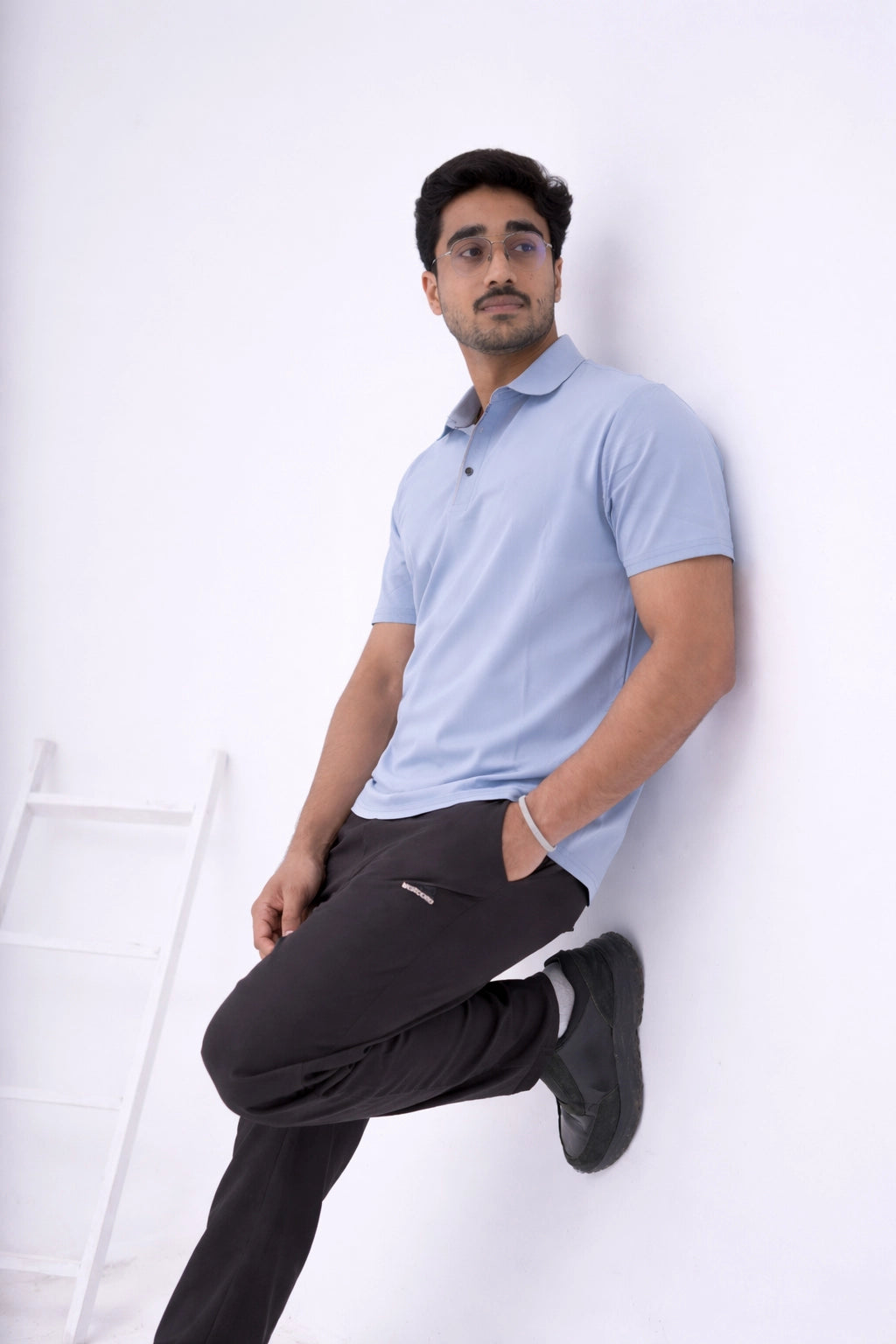 Powder Blue Classic Polo