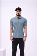 Mist Blue Essential Polo