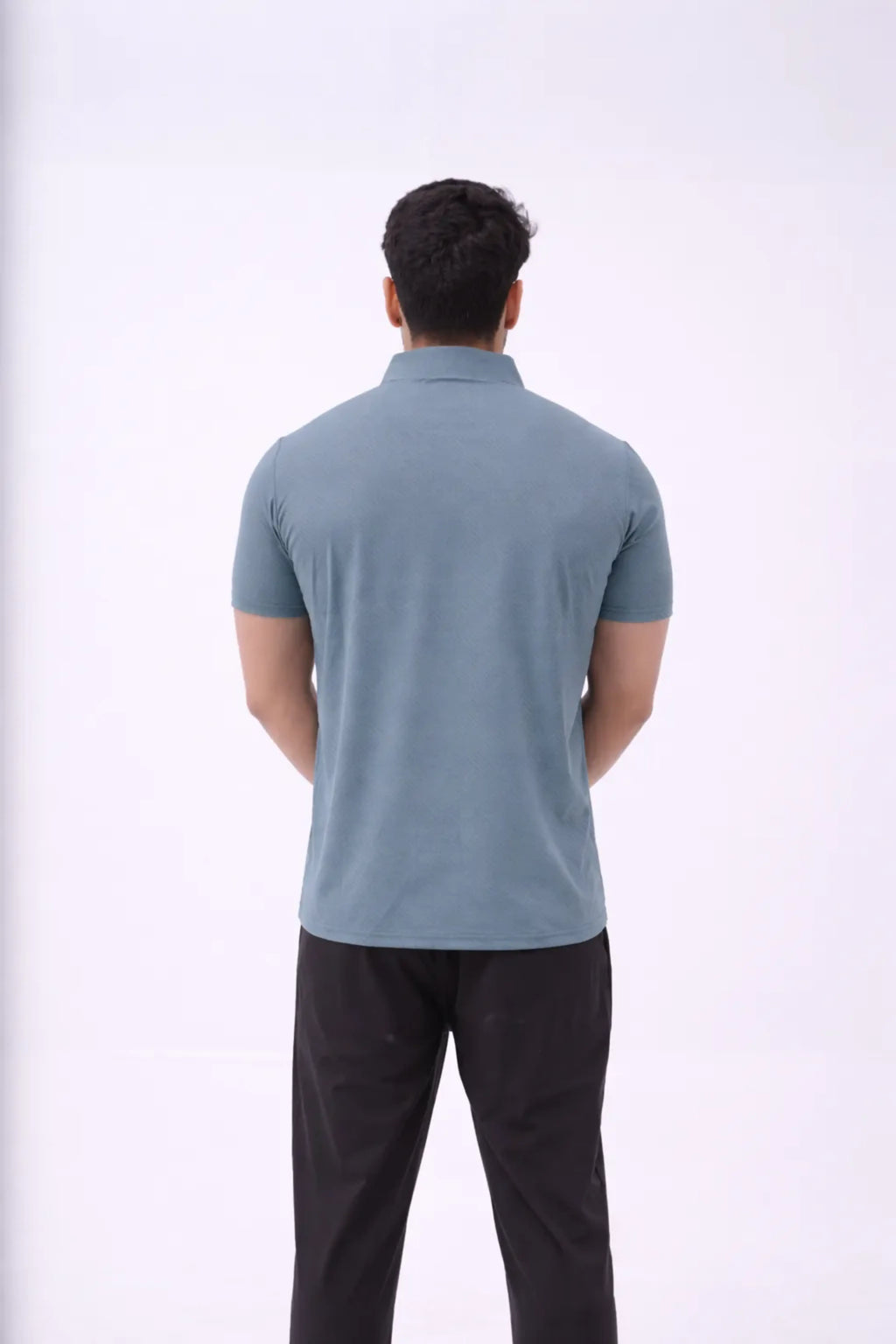 Mist Blue Essential Polo