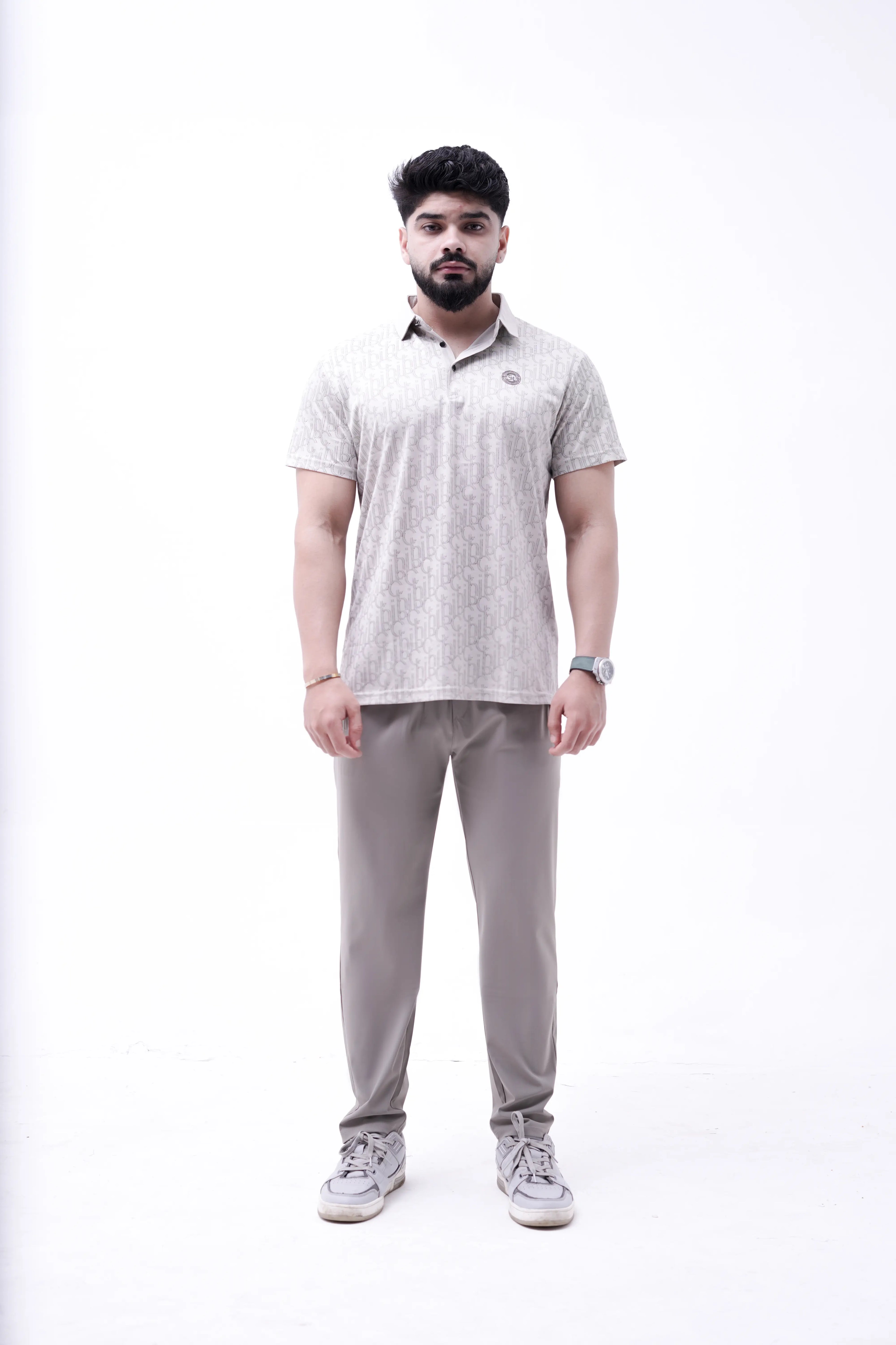 Stone Mandarin Performance Polo