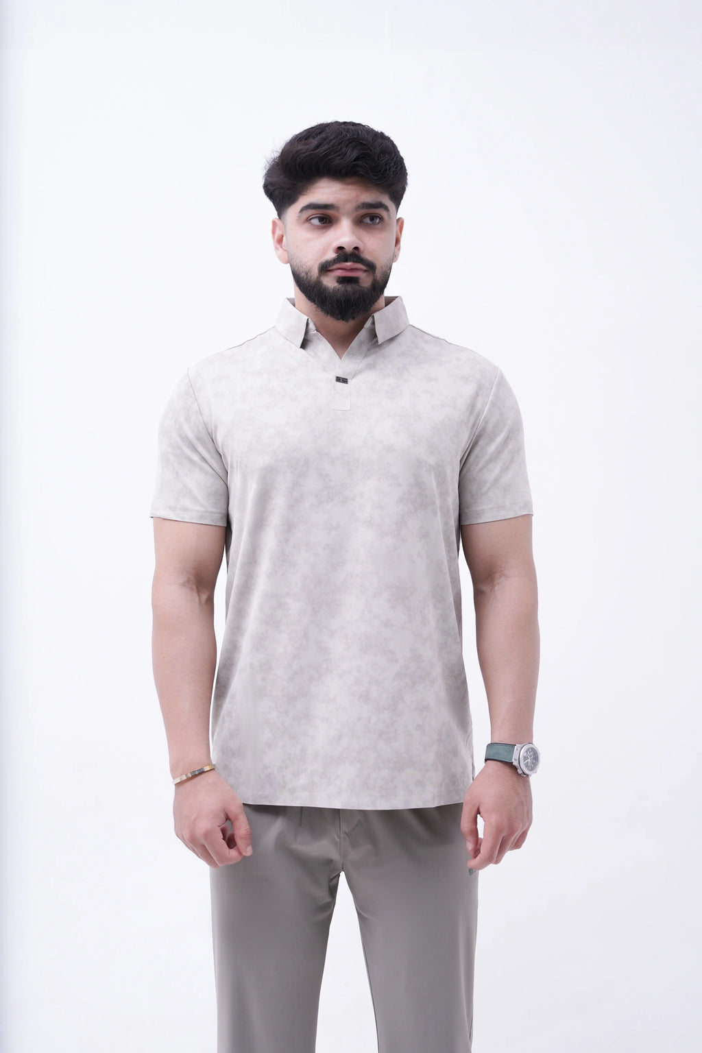 Stone Mandarin Performance Polo