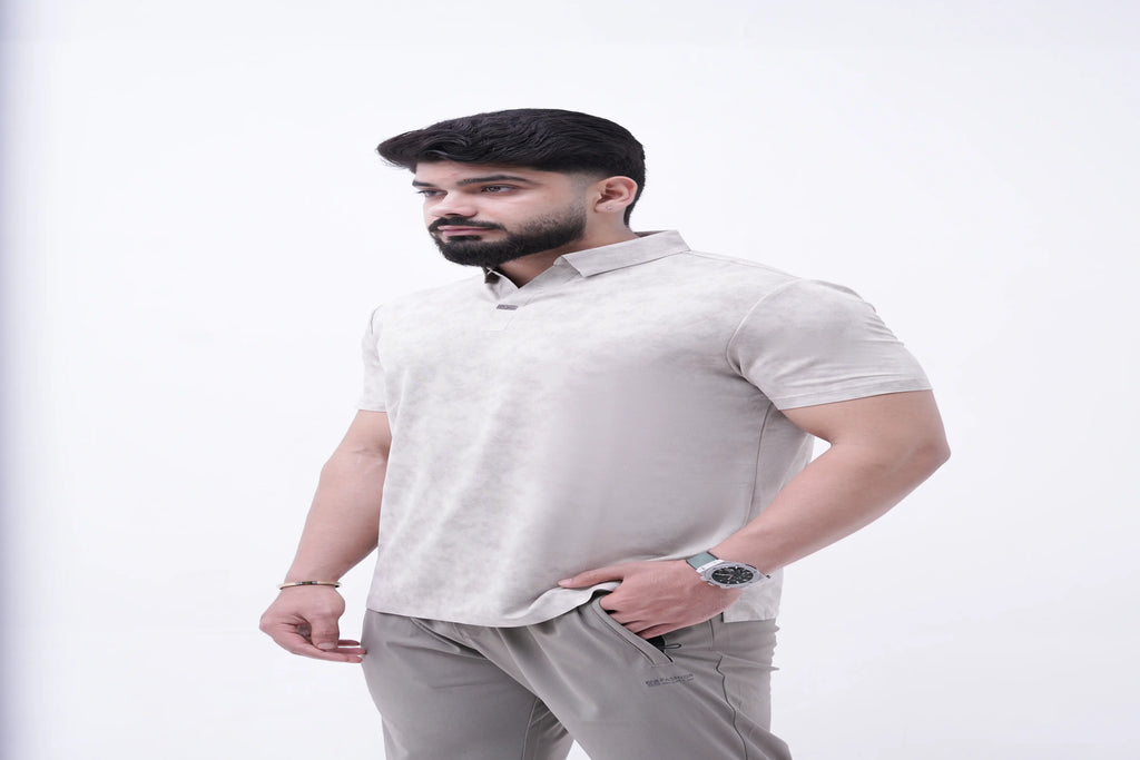 Stone Mandarin Performance Polo