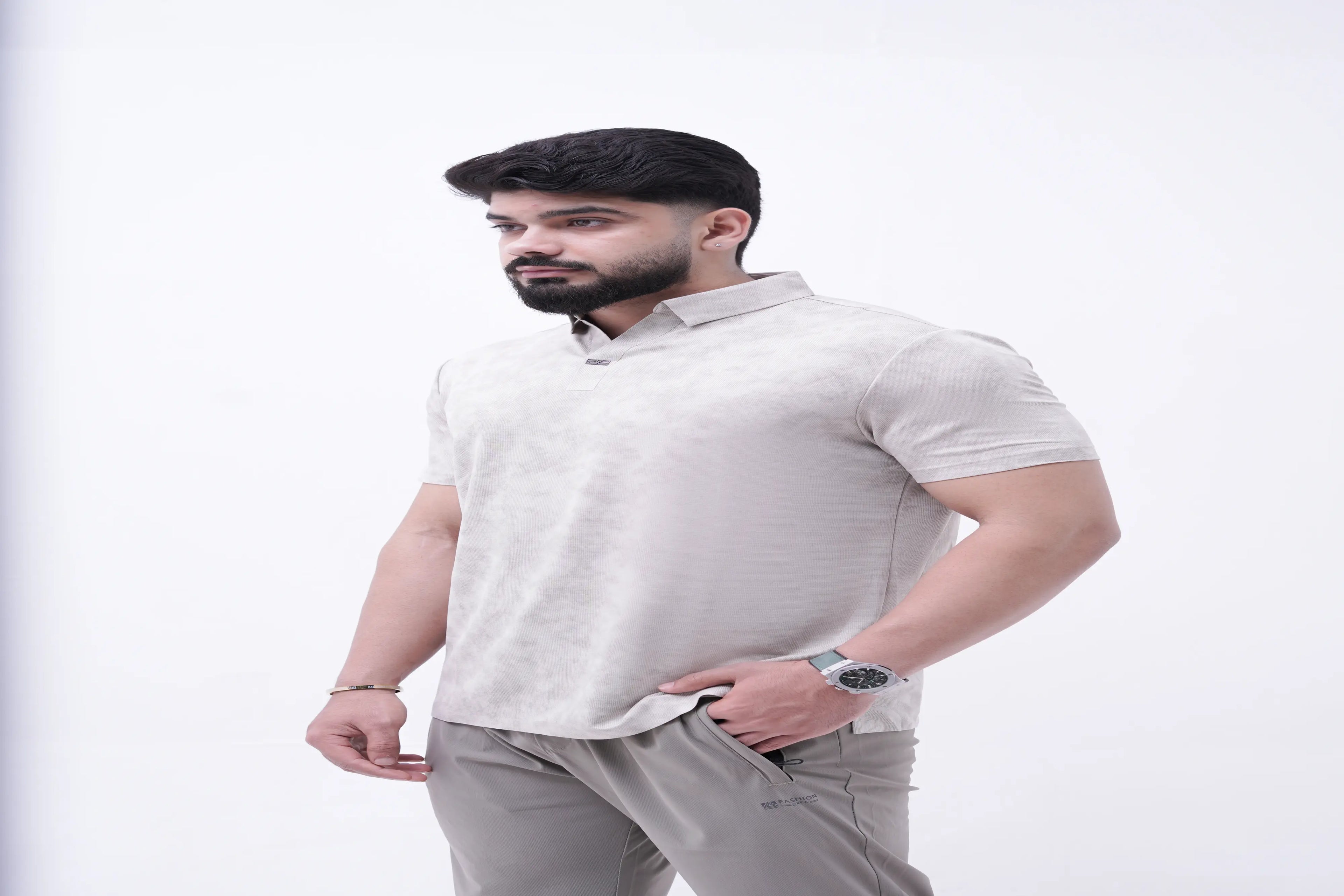 Stone Mandarin Performance Polo