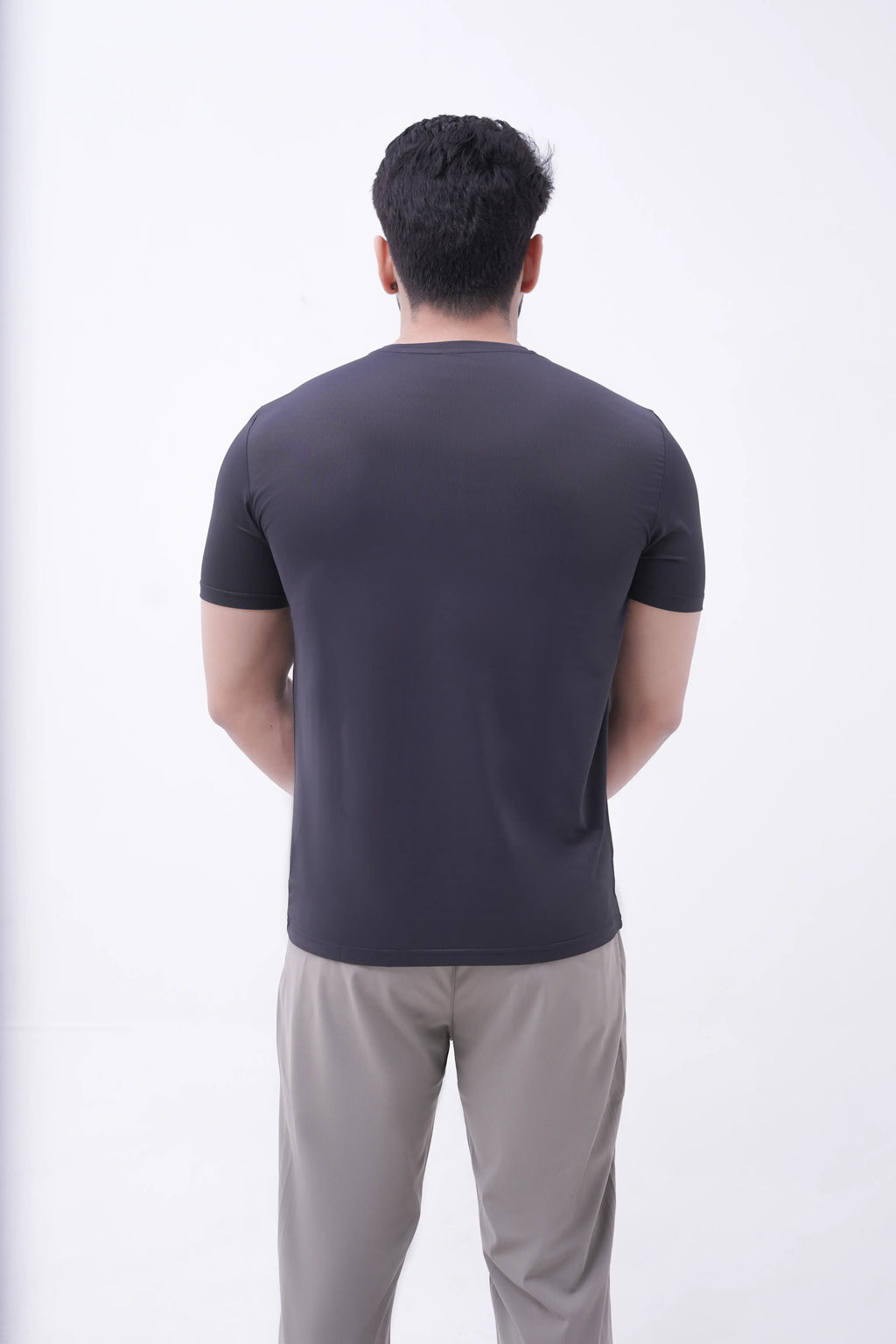Charcoal Dry-Fit Performance Tee
