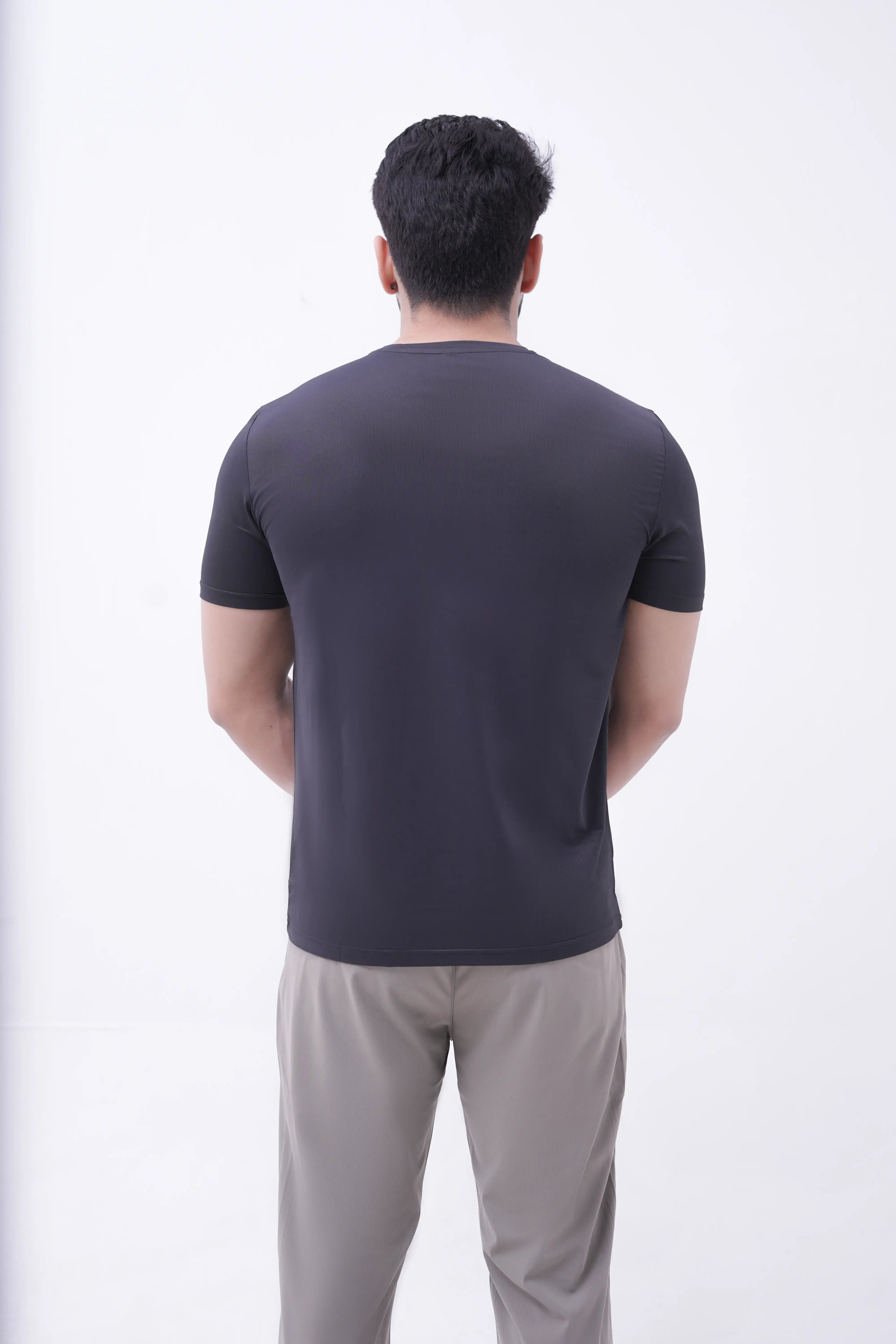 Charcoal Dry-Fit Performance Tee