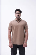 Camel Grid Polo