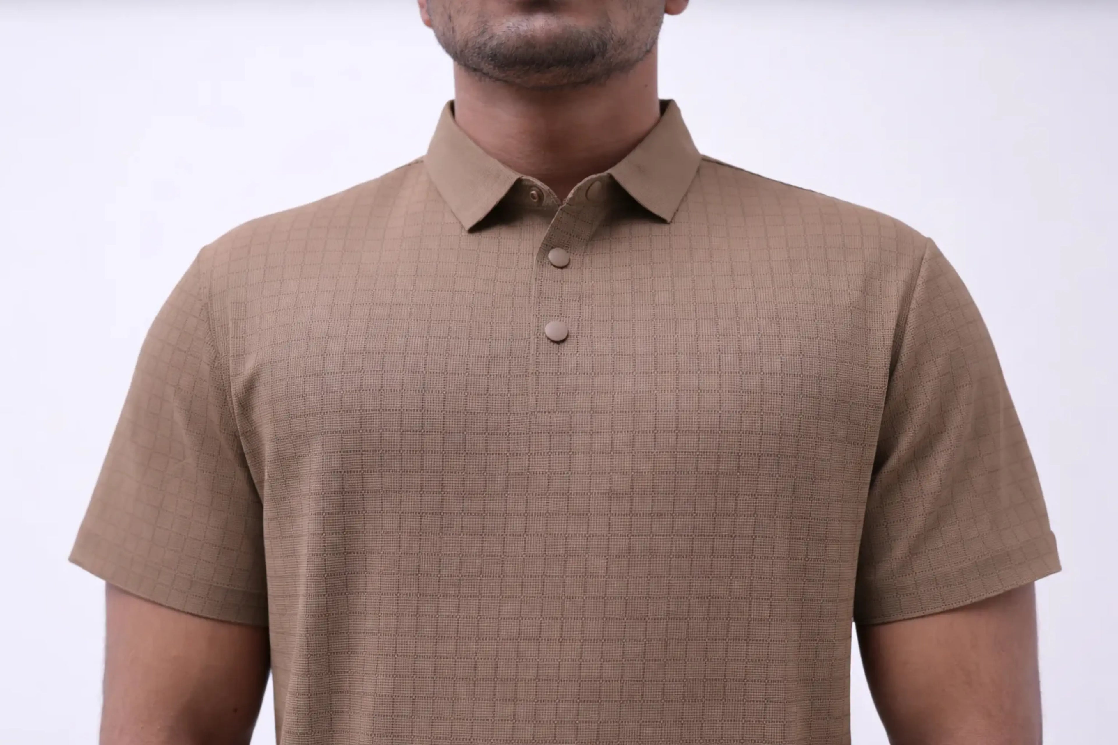 Camel Grid Polo