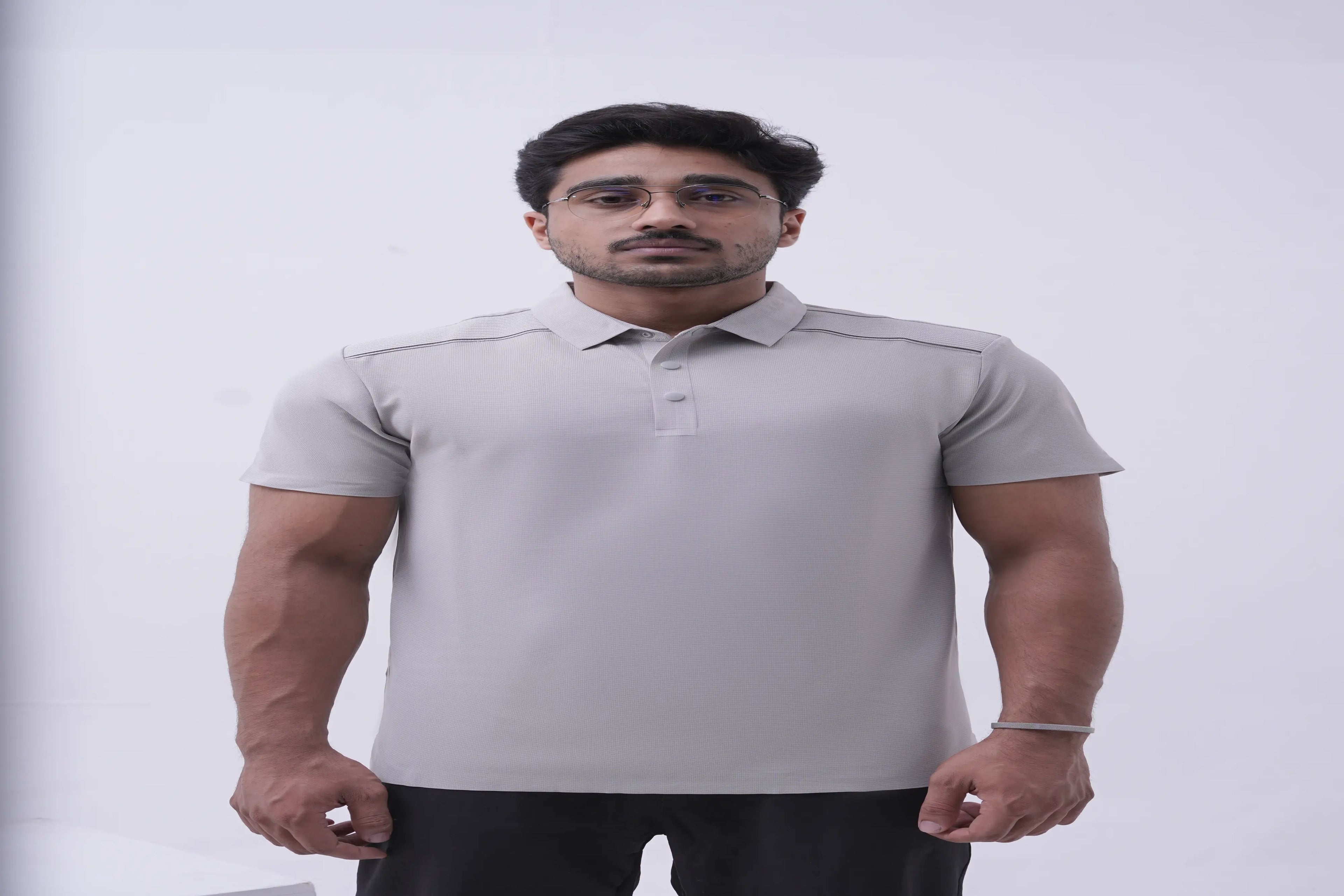 Stone Stripe Smart Polo