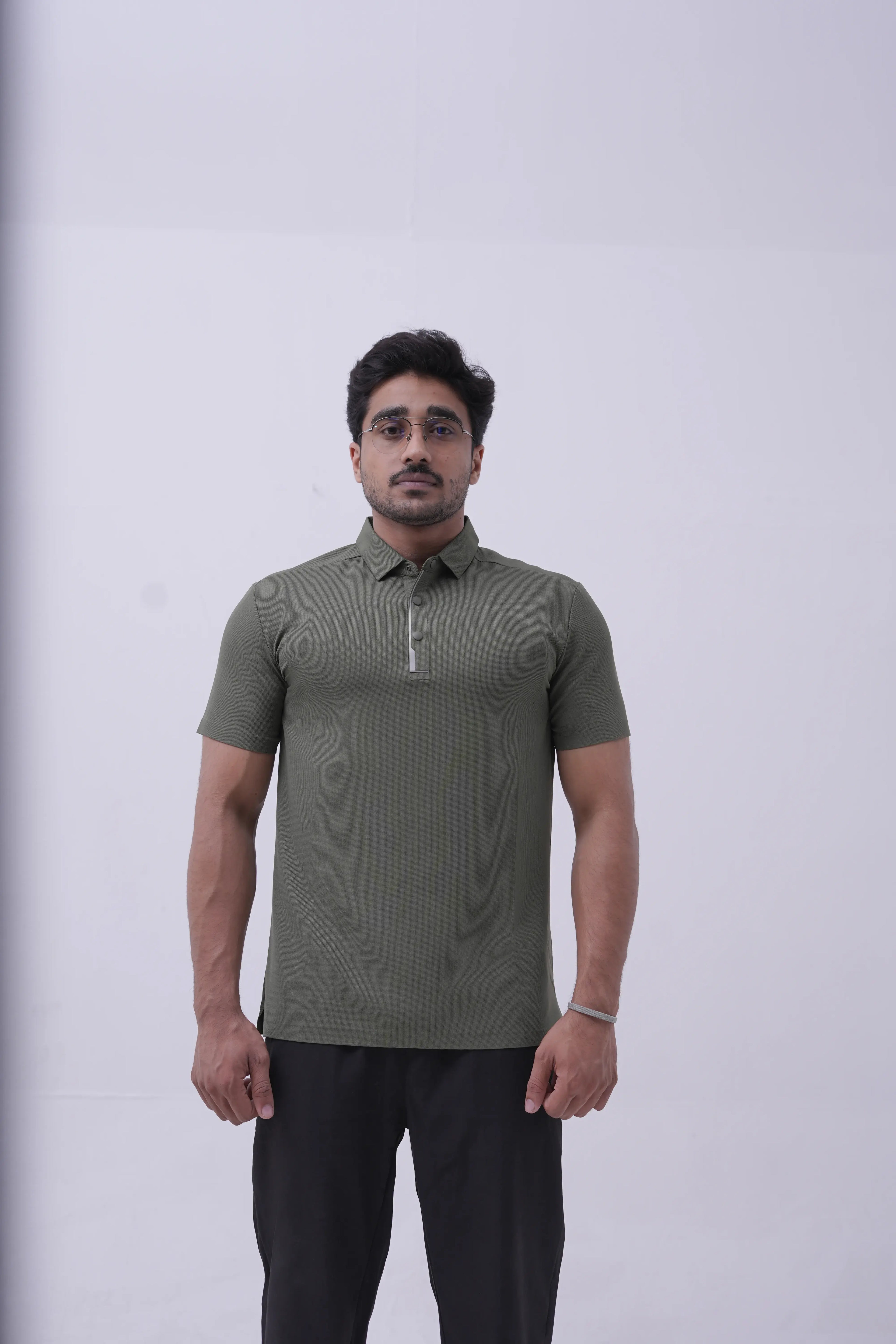 Olive Structured Polo