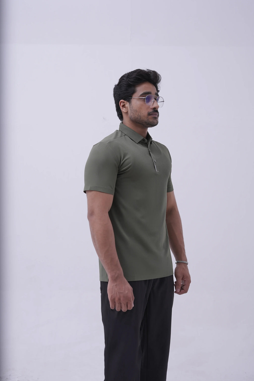 Olive Structured Polo