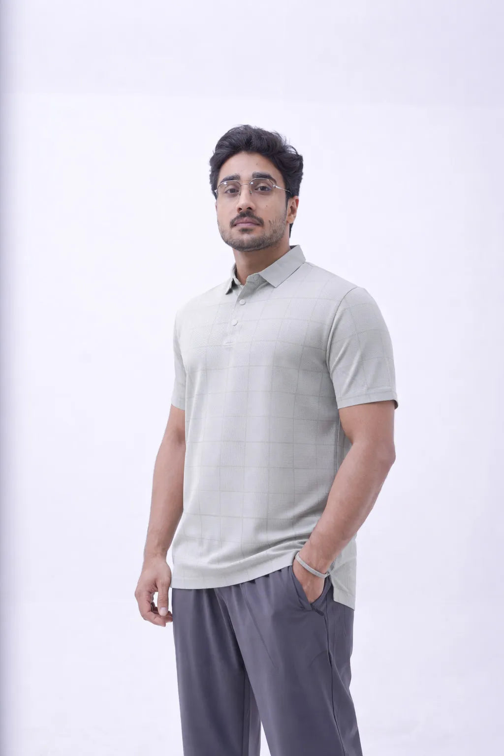 Frost Grid Polo